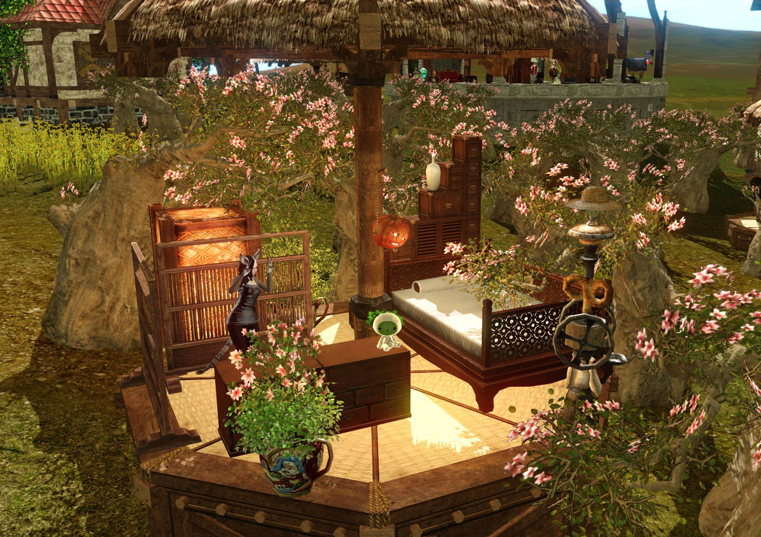 Archeageプレイ377日 ぷちハウジング にぽブロ